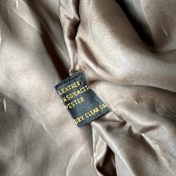 Reed Sportswear Vintage/Retro Brown Genuine Leather Jacket Size 38 Unisex - Picture 15 of 16